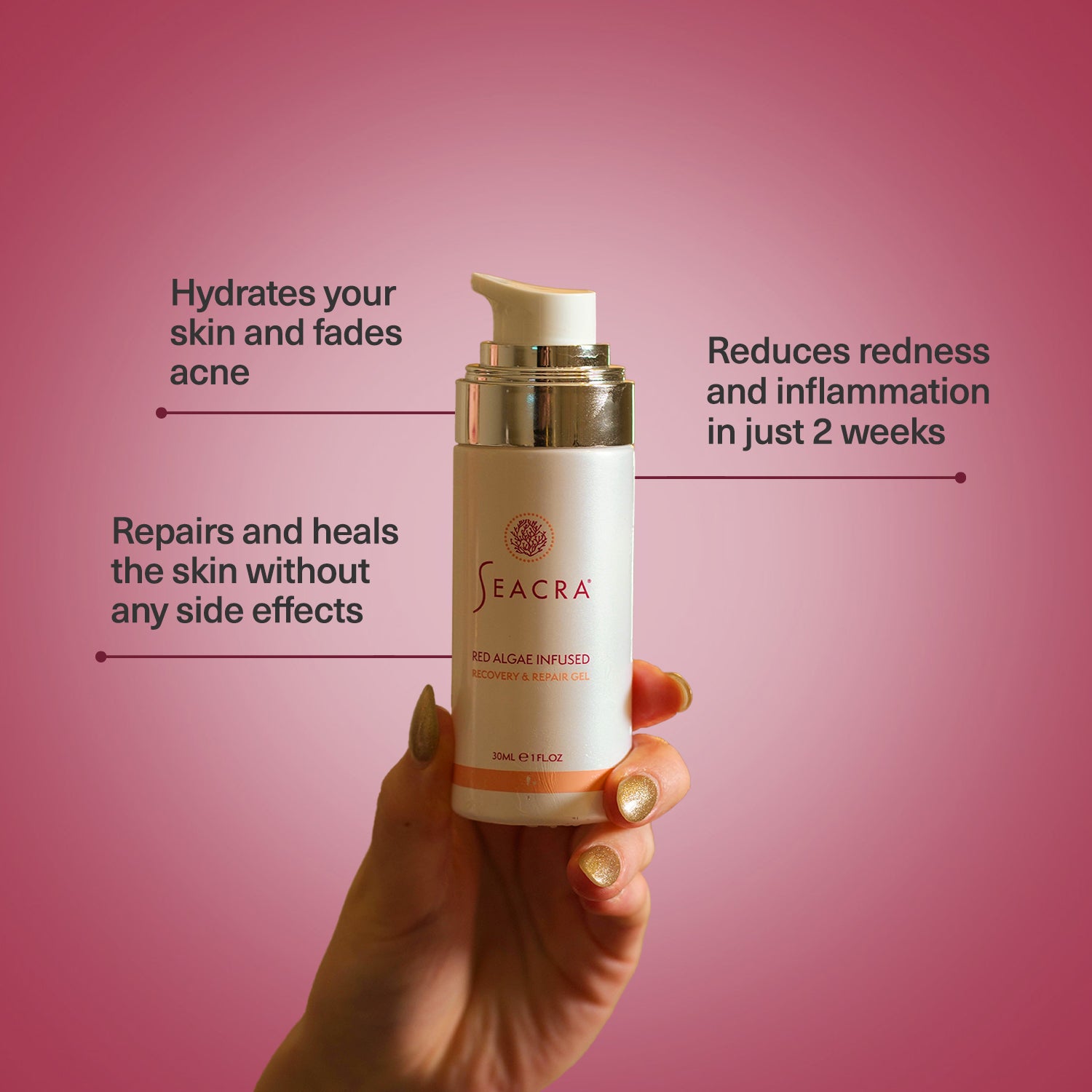 Seacra Red Algae Recovery & Repair Gel
50ml