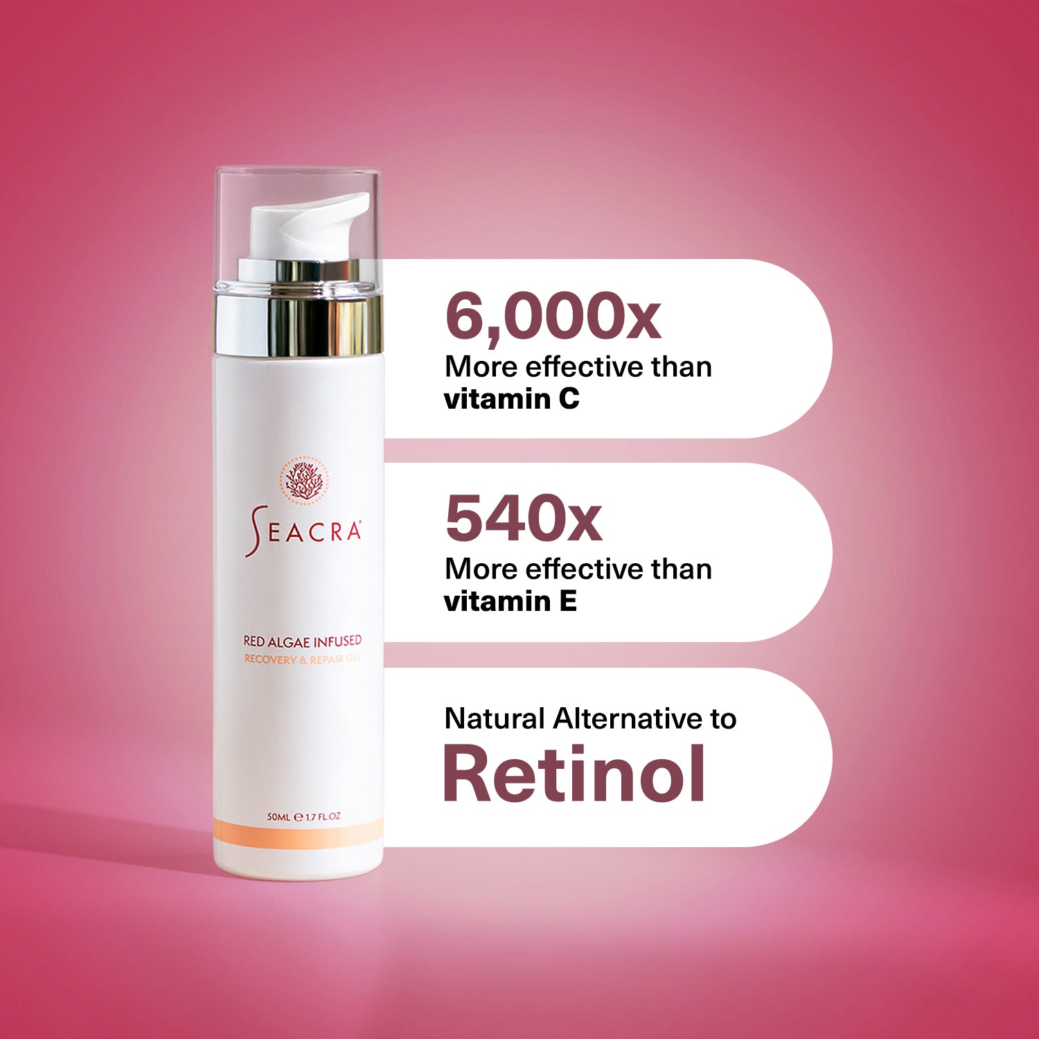 Seacra Red Algae Recovery & Repair Gel
50ml