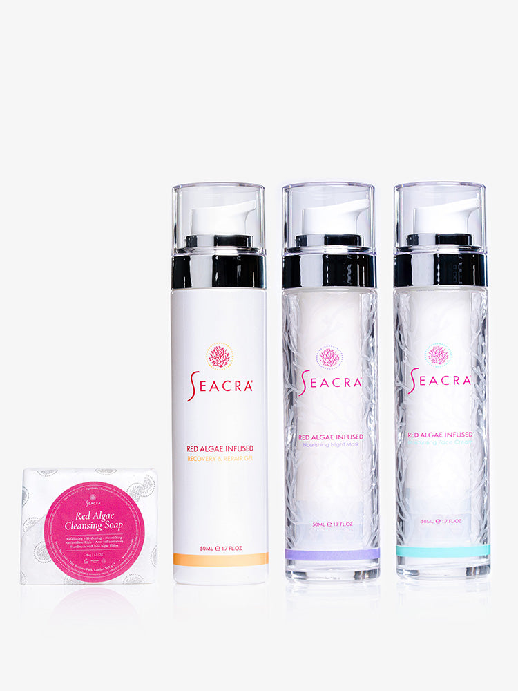 Seacra Full Barrier Recovery and Repair Ritual Bundle — complete 4-step skincare set